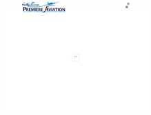Tablet Screenshot of premiere-aviation.com