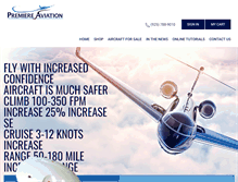 Tablet Screenshot of premiere-aviation.net